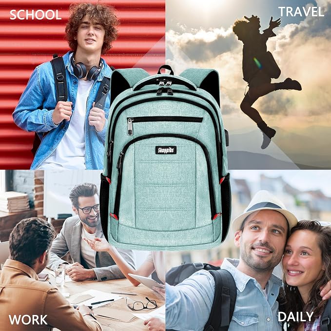 Backpack for Women Men, Travel School Backpacks for Teen Boys, Bookbag - Image 2