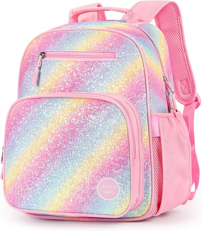 mibasies Girls Backpack 5-8: Glitter Kids Backpacks - Image 4