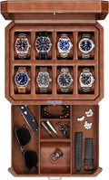 ROTHWELL 8 Slot Leather Watch Box by RothwellSanFrancisco