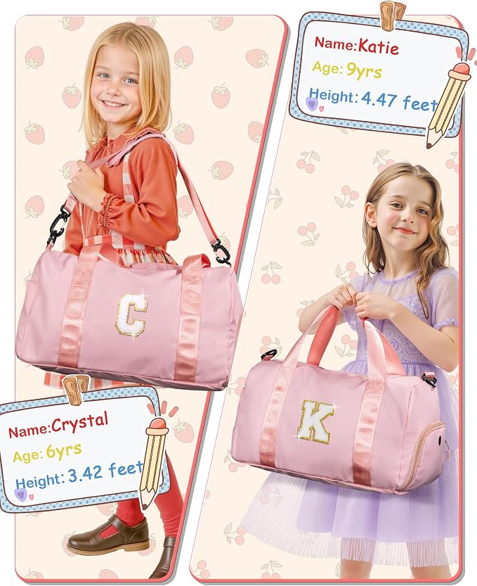 Birthday Gifts for 3 4 5 6 7 8 9 10 11 12 Year Old Girls-Girl Gym Bag - Image 6