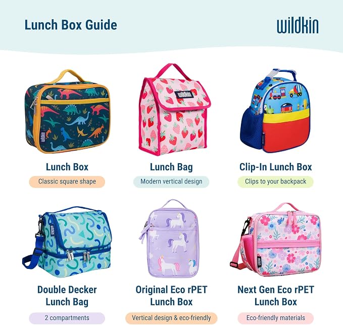 Wildkin Kids Insulated Lunch Box – Durable and Reusable - Image 7
