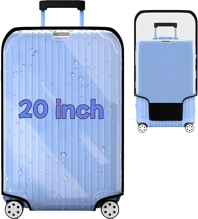 Luggage cCover Protector Clear PVC Suitcase Covers by JeeVoya