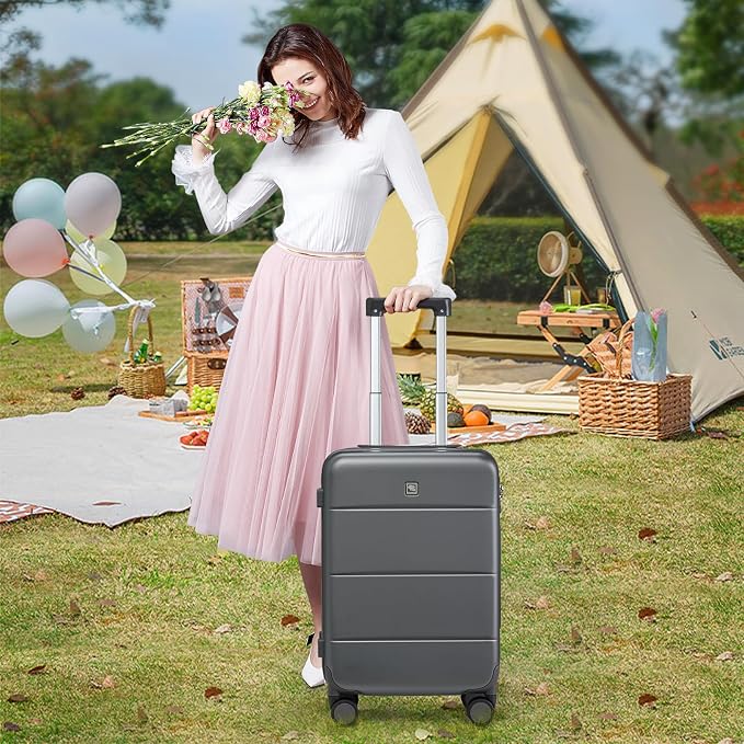 Hanke 24 Inch Checked Luggage - Image 8