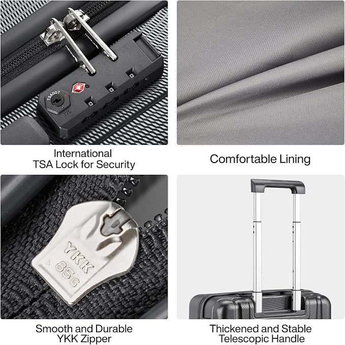 Hanke 24 Inch Luggage Suitcases - Image 7