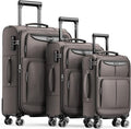 SHOWKOO Luggage Sets 3 Piece Softside Expandable Lightweight Durable Suitcase by SHOWKOO