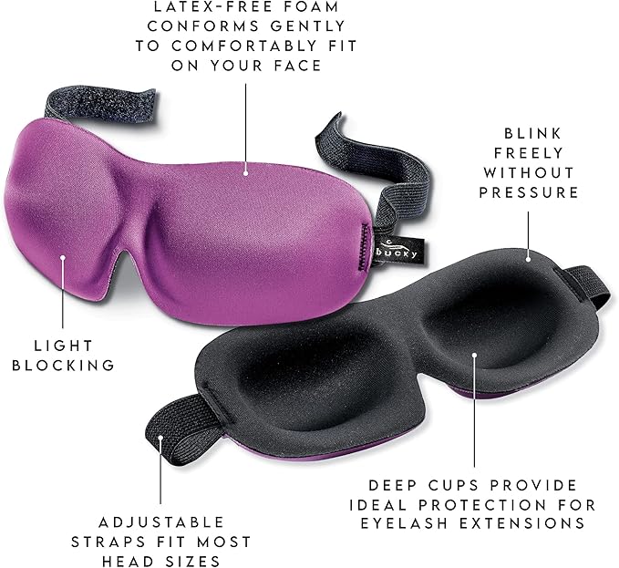 Bucky 40 Blinks No Pressure Printed Eye Mask - Image 4