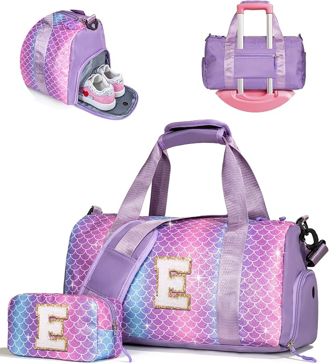 Birthday Gifts for 4 5 6 7 8 9 10 11 12 13 Year Old Girls-Girl Gym Bag by Vogewood