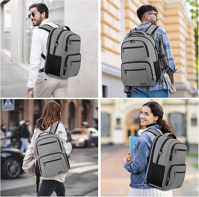 BIKROD Backpack for Men, TSA Travel Backpack, College Backpacks Water Resistant - Image 7