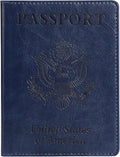 TIGARI Passport Holder for Travel Women Men, PU Leather Passport Wallet Cover by TIGARI