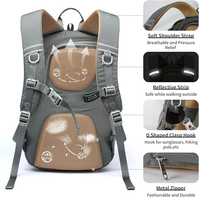 Hiking Backpack 30L Foldable Travel Daypack - Image 4