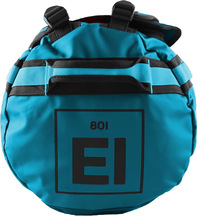 Element Equipment Trailhead Duffel Bag Shoulder Straps Waterproof Teal Medium - Image 6