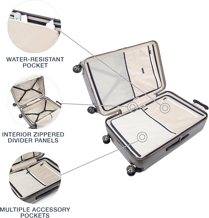 Travelpro Platinum Elite Hardside Expandable Spinner Wheel Luggage TSA Lock - Image 5