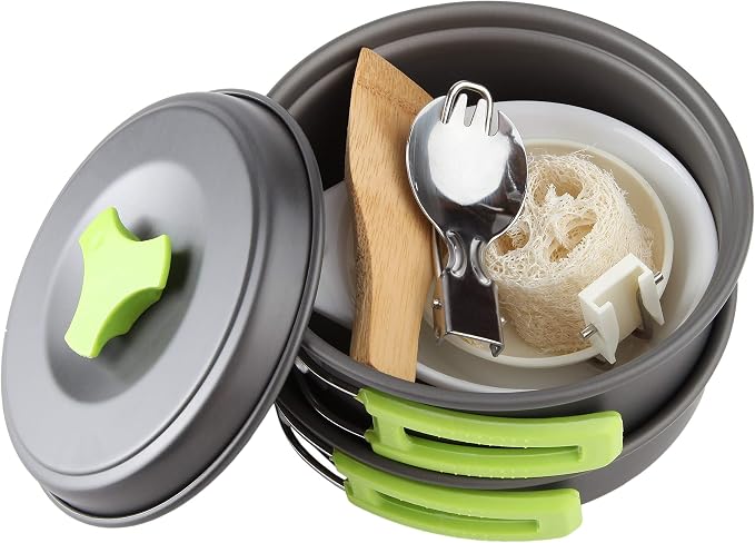 MalloMe Camping Cookware Mess Kit - Image 3