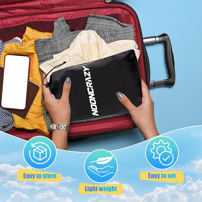 Airplane Foot Hammock, No Collapse Foot Rest - Image 6