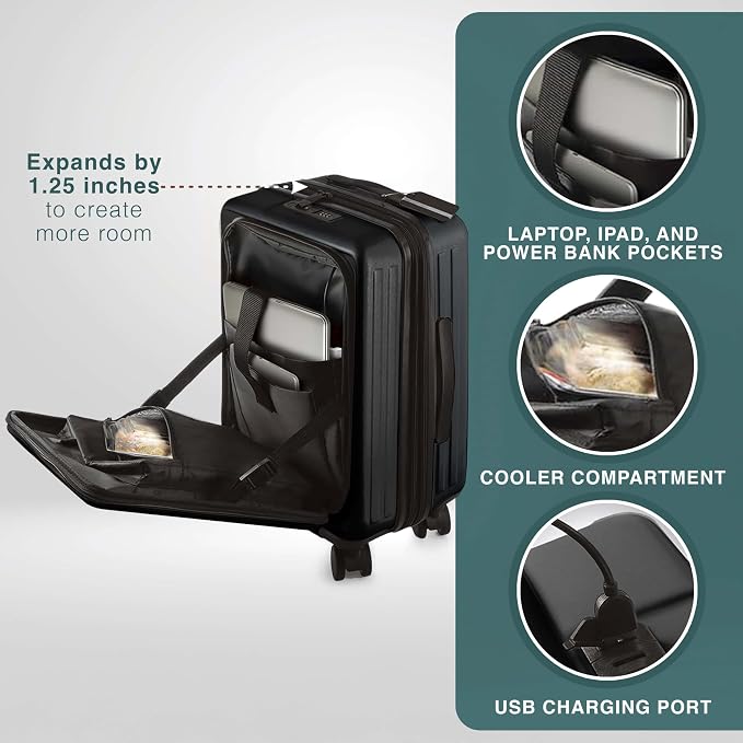 Luggage Sets 3 Piece, 22 Inch Carry on Luggage and 24 Inch Suitcases - Image 4