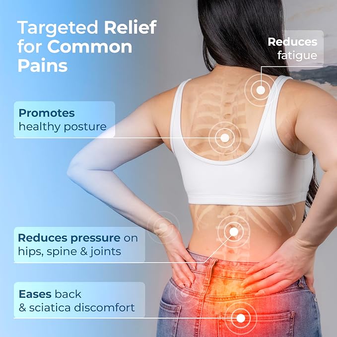 LuminaRest® Gel Seat Cushion for Tailbone Pain Relief – CertiPUR-US® Certified - Image 8