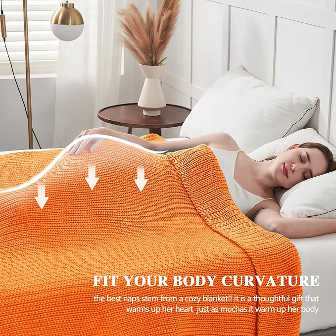 L'AGRATY Knitted Weighted Blanket - Image 5