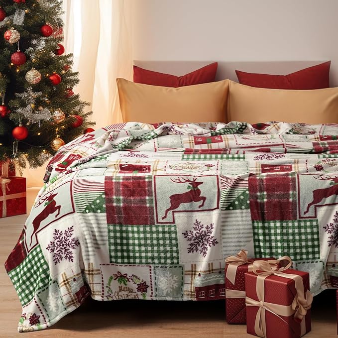 PHF Printed Fleece Blanket Twin Size, No Shed No Pilling Ultra Soft Plush Cozy - Image 2