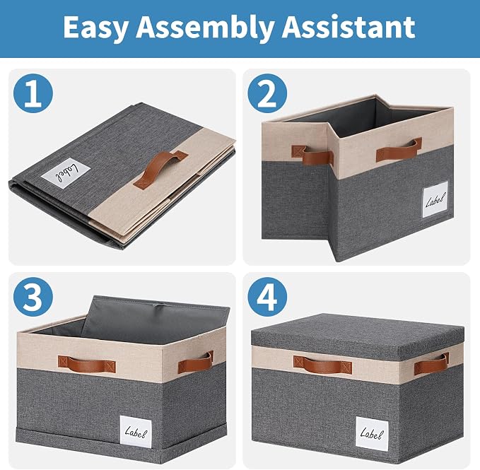 GhvyenntteS Fabric Storage Bins - Image 5