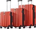 Hanke Expandable Hardshell Luggage Sets 3 piece Carry On Luggage by Hanke