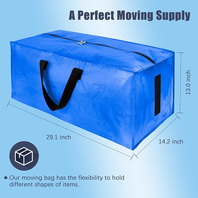 8 Pack Large Strong Moving Bags - Image 2