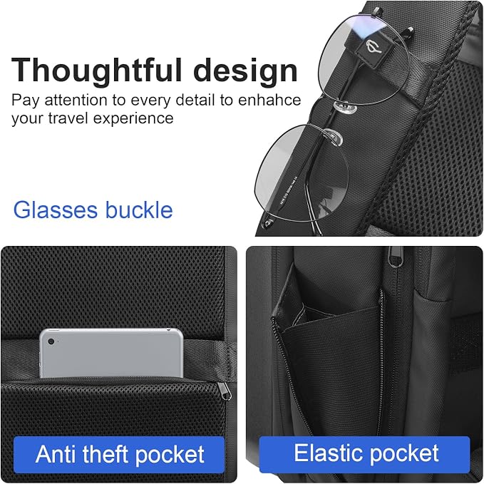 SOKOK Carry On Travel Backpack Waterproof Business Backpack - Image 6