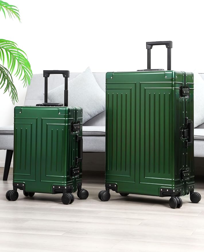 All Aluminum Magnesium Carry On Luggage，Cut from Whole Aluminum Sheet，22x14x9 - Image 4