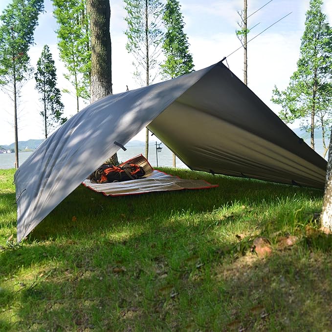 KALINCO Tent Tarp, Picnic Mat Camping Tarp Tent Hammock Tarp, pu Waterproof - Image 4