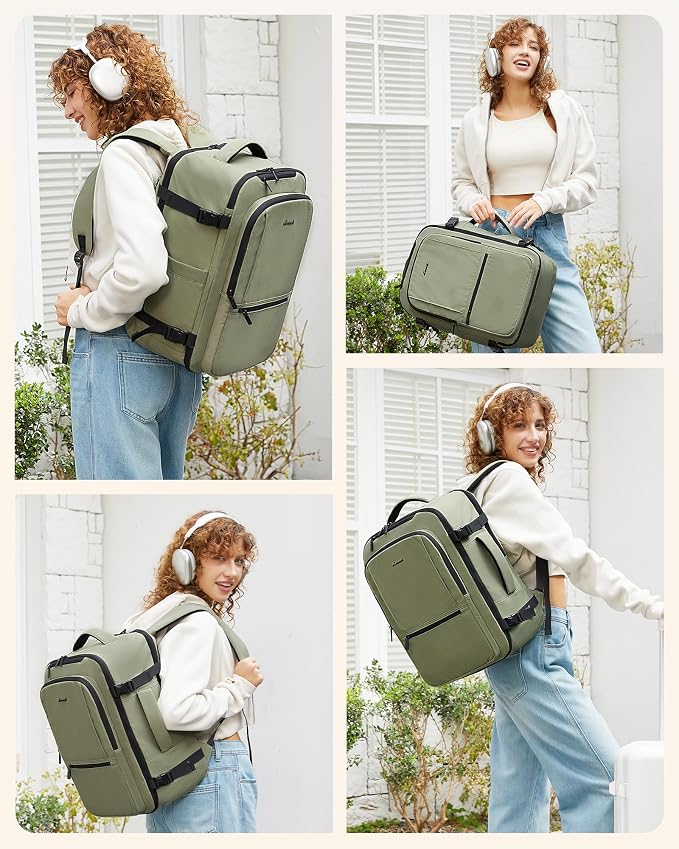 LOVEVOOK Travel Backpack for Women & Men, 40L Large Carry On Backpack Airline - Image 6