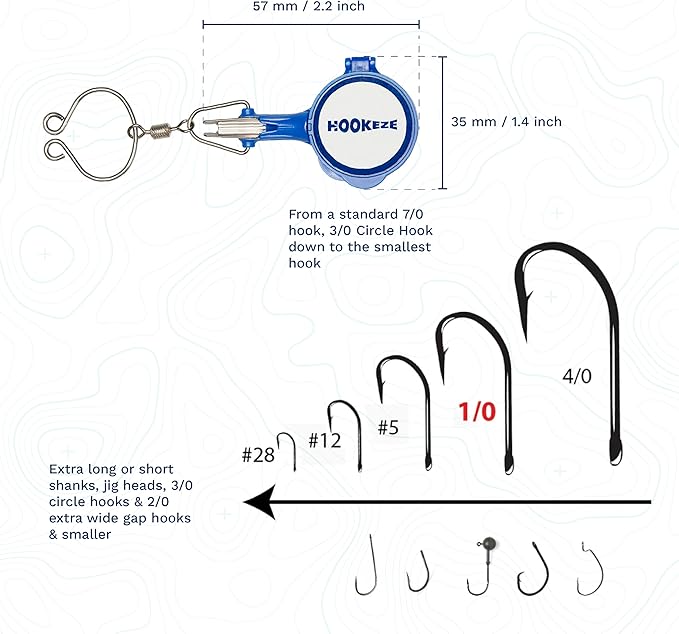 HOOK-EZE Fishing Knot Tying Tool | Protect from Fish Hooks | Tie Fishing Knots - Image 5