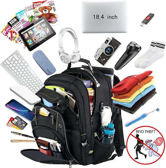 VECKUSON 18.4 Inch Laptop Backpack - Image 2