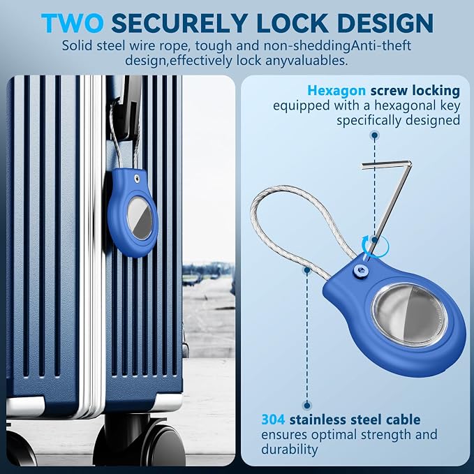 Waterproof Airtag Holder, 4 Pack Airtag Case - Image 3