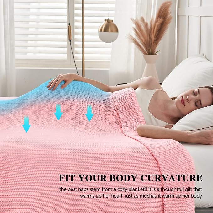 L'AGRATY Knitted Weighted Blanket - Image 5
