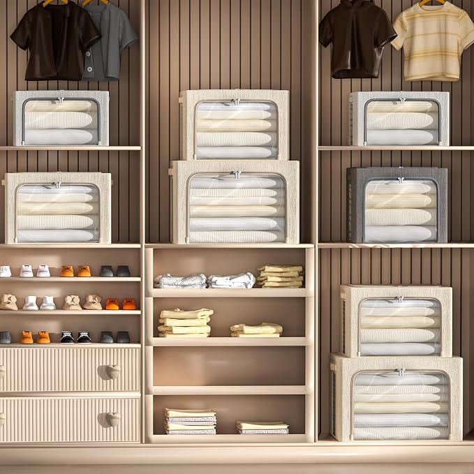 4 Pack Clothes Storage Bins - Image 7