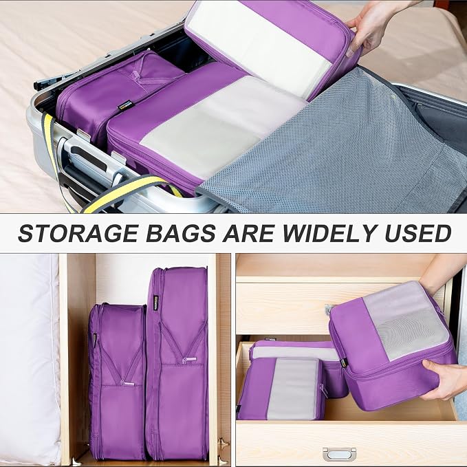 6 Set Compression Packing Cubes - Image 5