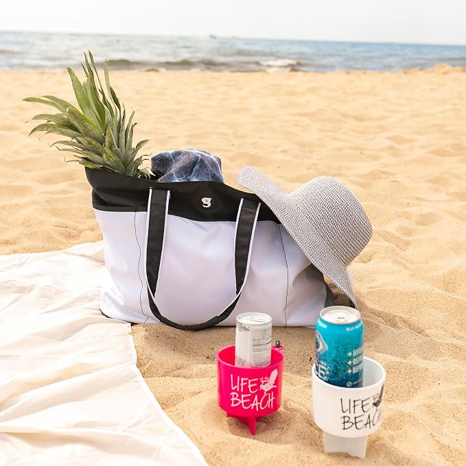 geckobrands Oversized Beach Tote – Large and Stylish Beach Bag - Image 5