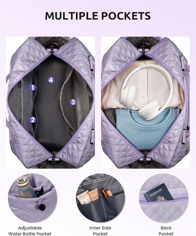 College Roommate Gifts, Teen Girls Gift Ideas-Girl Initial Travel Bags - Image 5