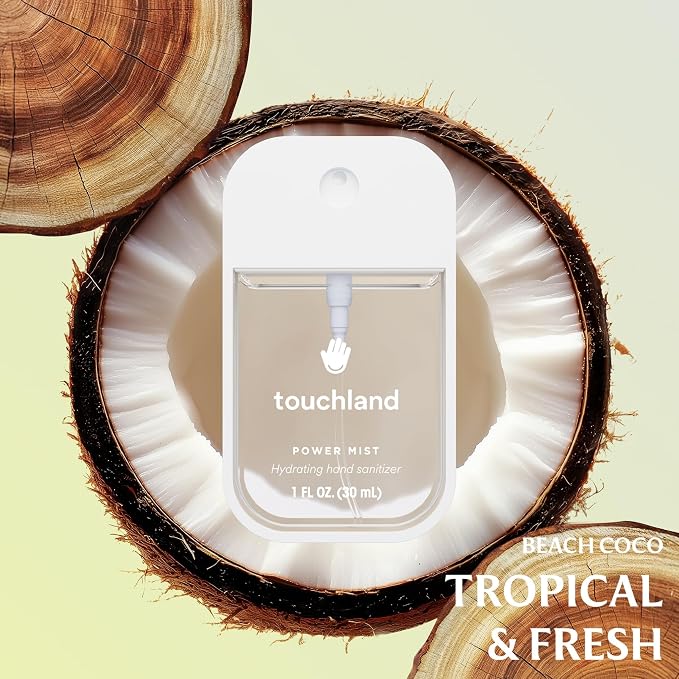 Touchland Hydrating Hand Sanitizer Spray Bundle, DREAM 5 Set, 1 FL. OZ. Travel - Image 5