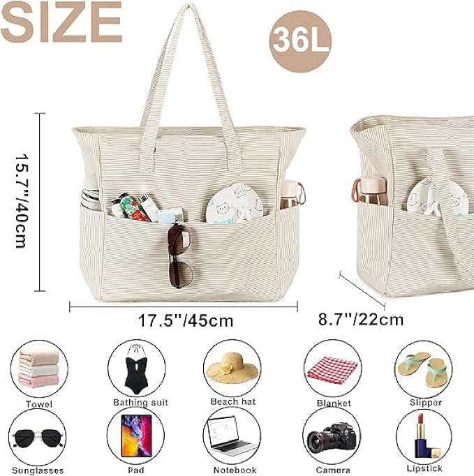 Waterproof Beach Tote Pool Bags - Image 3
