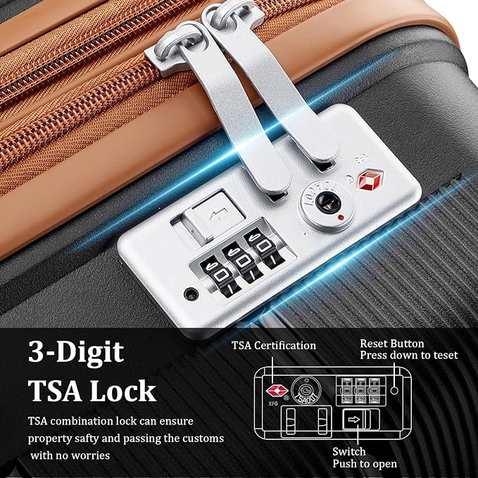 4-Piece Hardshell Luggage Set - Image 8
