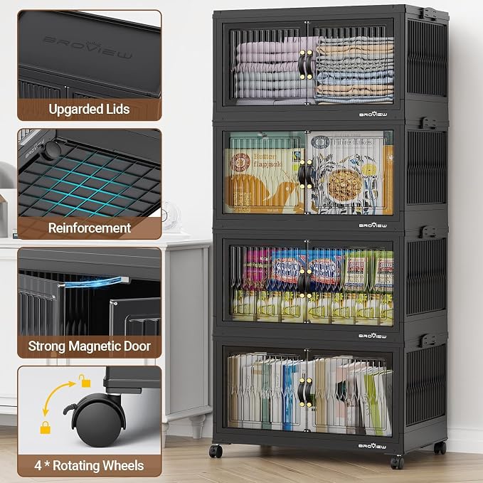 BROVIEW 300Qt Stackable Storage Bins - Image 5