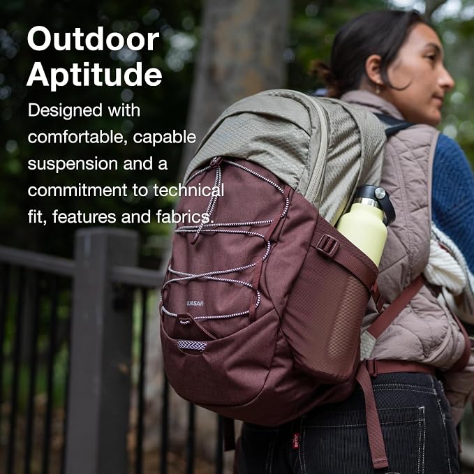 Osprey Quasar 26L Commuter Backpack, Pashmina/Tan Concrete - Image 7