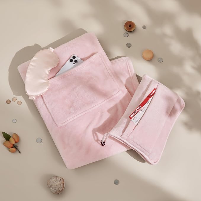 Bedsure Travel Blanket Airplane Compact - Image 7