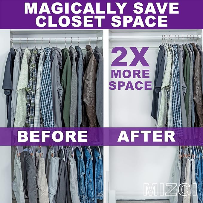 MIZGI Premium Velvet Hangers Heavy Duty - Image 7