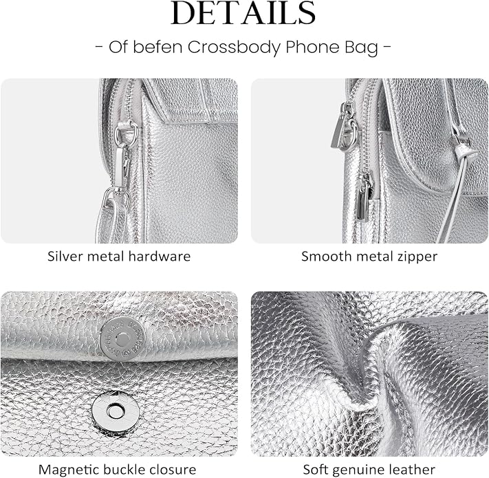befen Genuine Leather Small Crossbody Bags - Image 5