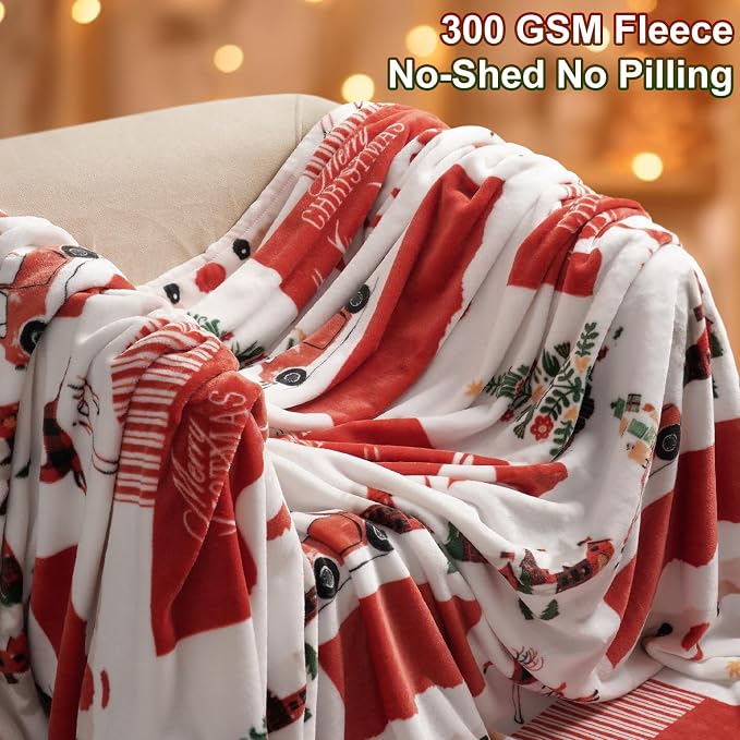 PHF Printed Fleece Blanket King Size, No Shed No Pilling Ultra Soft Plush Cozy - Image 3