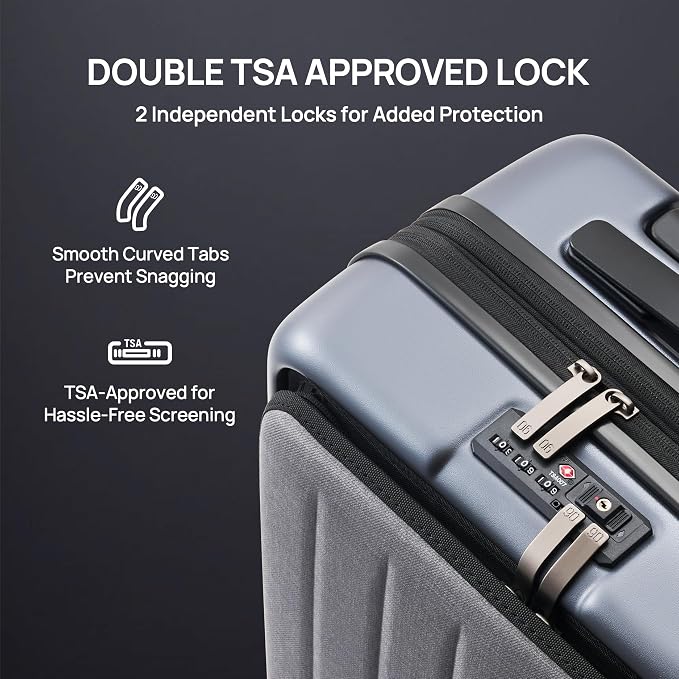 NINETYGO Carry on Luggage 22X14X9 Airline Approved - Image 7