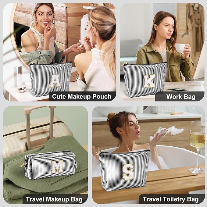 YOOLIFE Initial Makeup Bag - Image 6