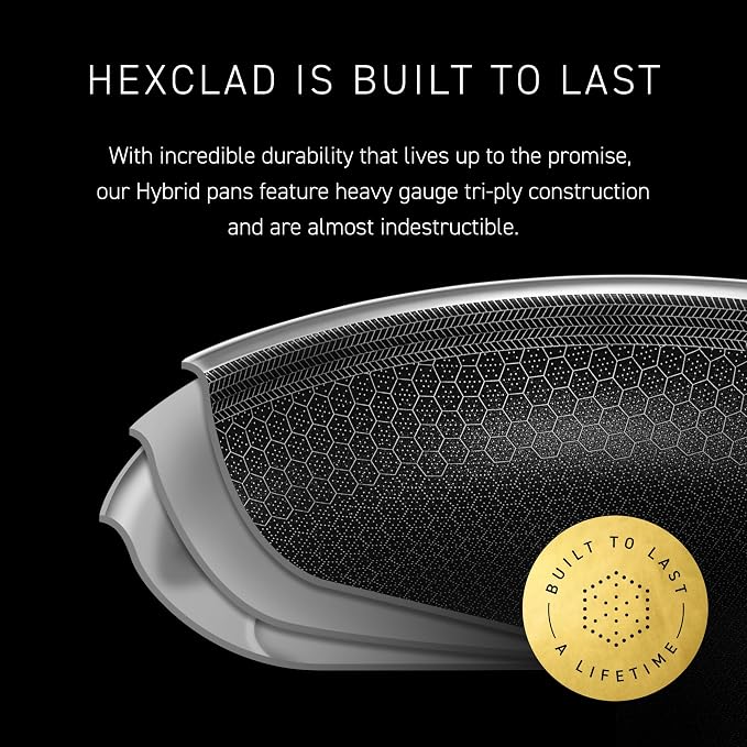 HexClad Hybrid Nonstick 7-Inch Frying Pan - Image 5