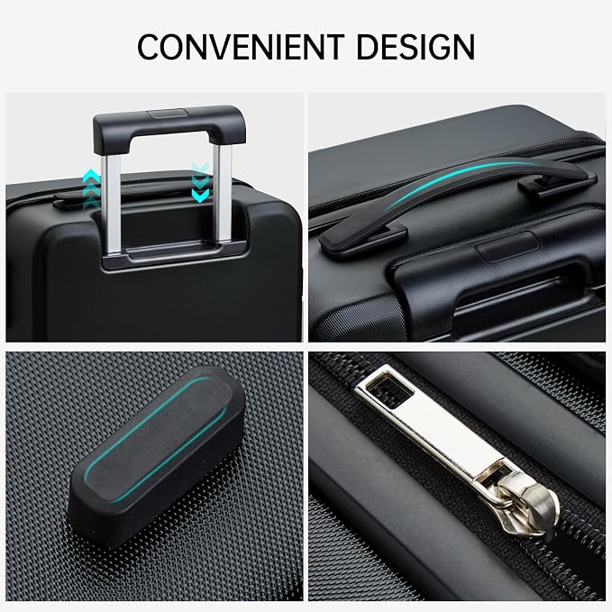 MILADA 2 Piece Luggage Sets, Suitcases - Image 9